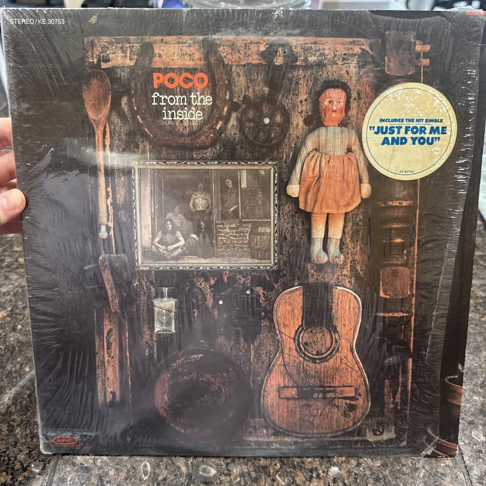 POCO From‎ The Inside 1971 Epic Records KE 30753 Terre Haute Press EX/VG+ Rock